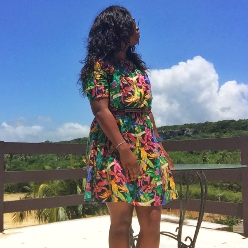 Tropical Parrots 🦜🦜🦜 Dress